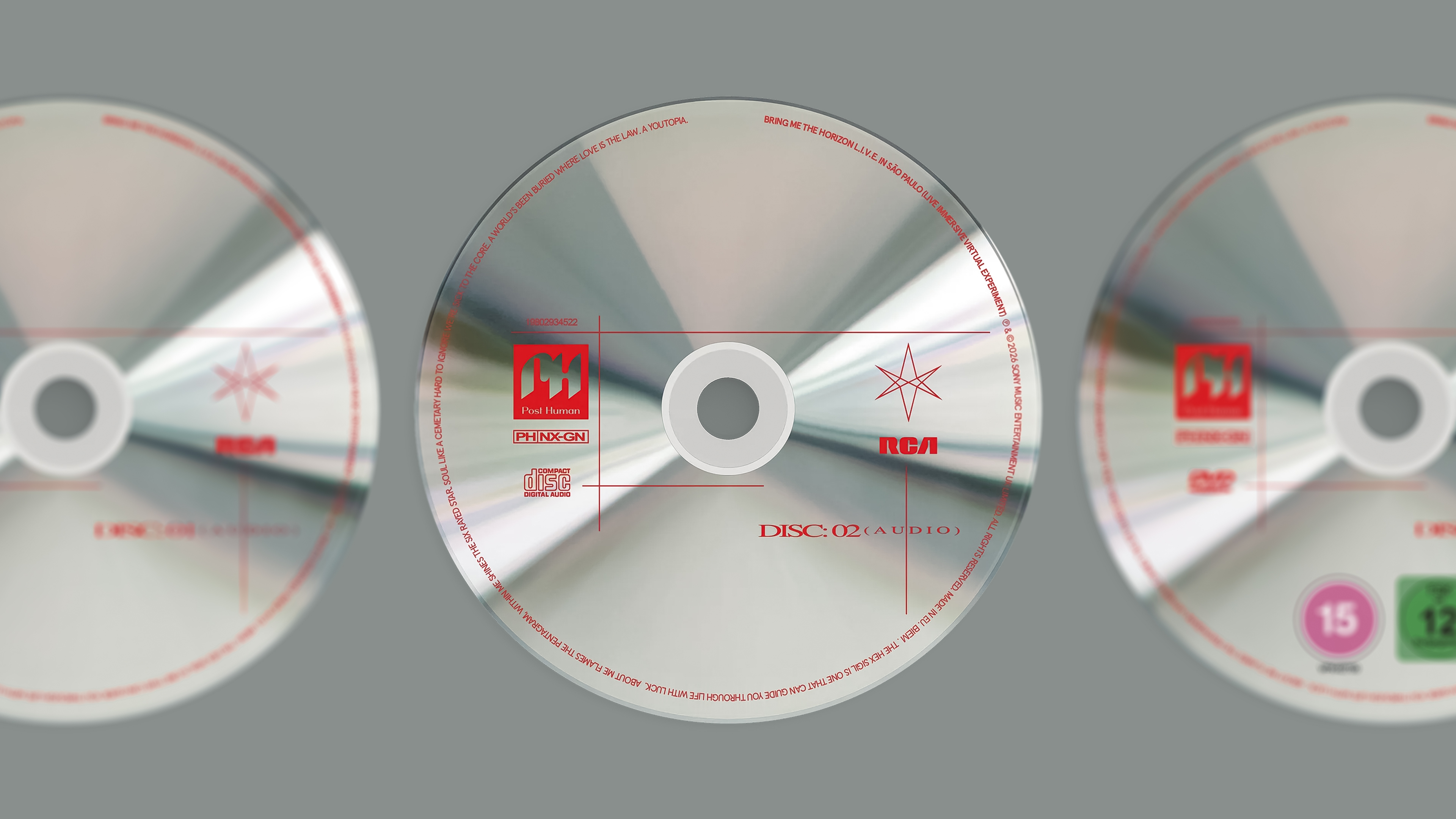 CD designs for the Bring Me the Horizon Sao Paulo album