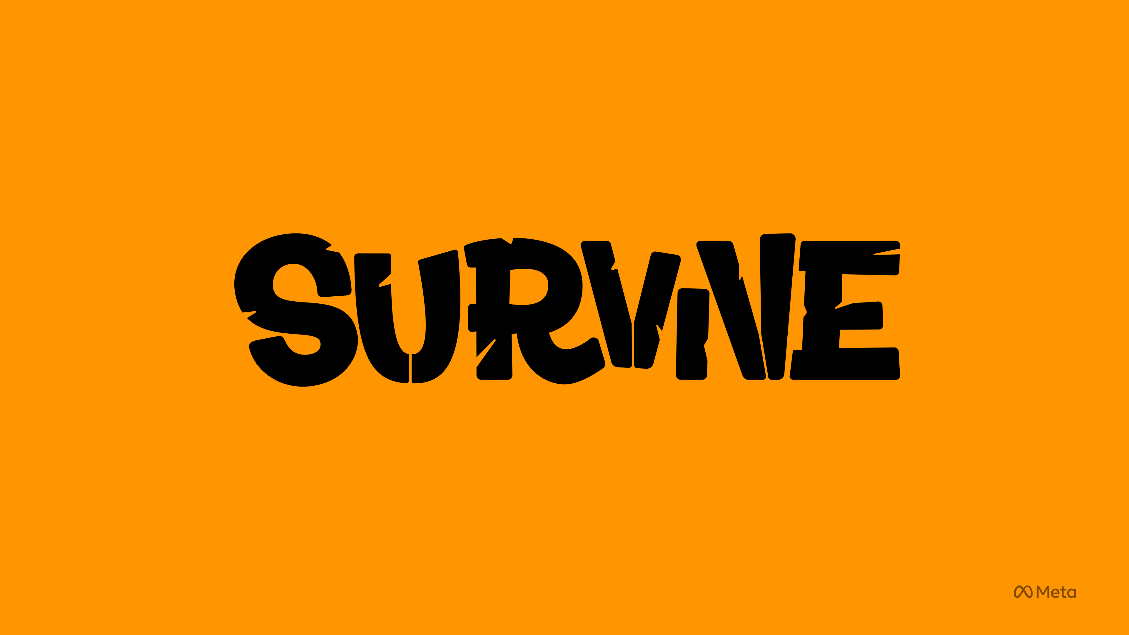 horizon worlds survive logo flat