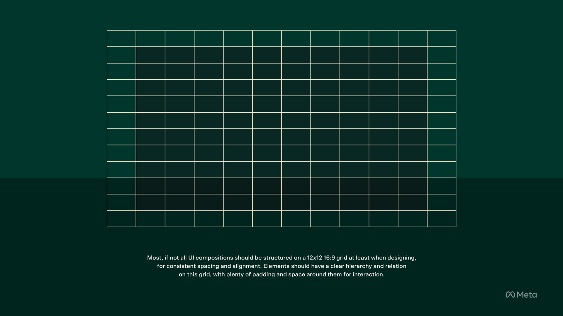 a page from the horizno worlds survive styleguide for the UI grid