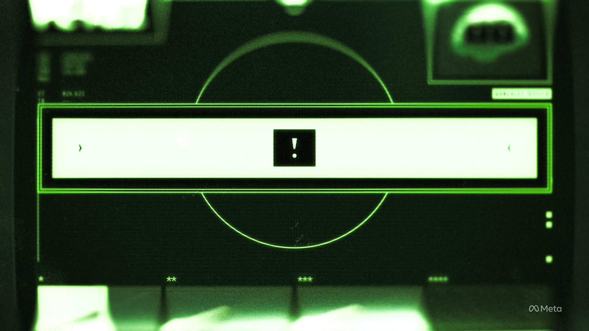 greyvale OS green crt screen design from Shattered VR