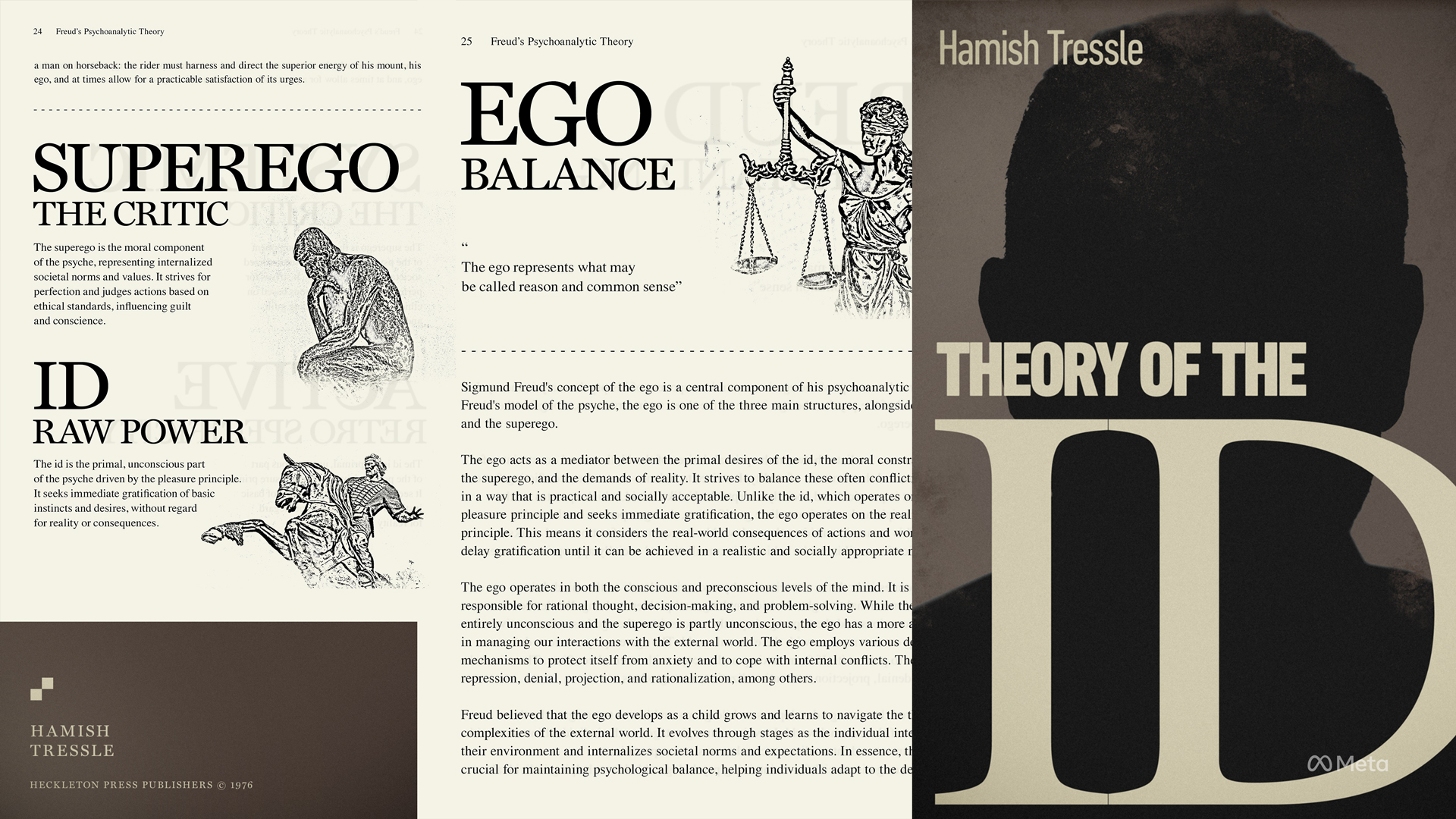 a mock book design for a book about psychology