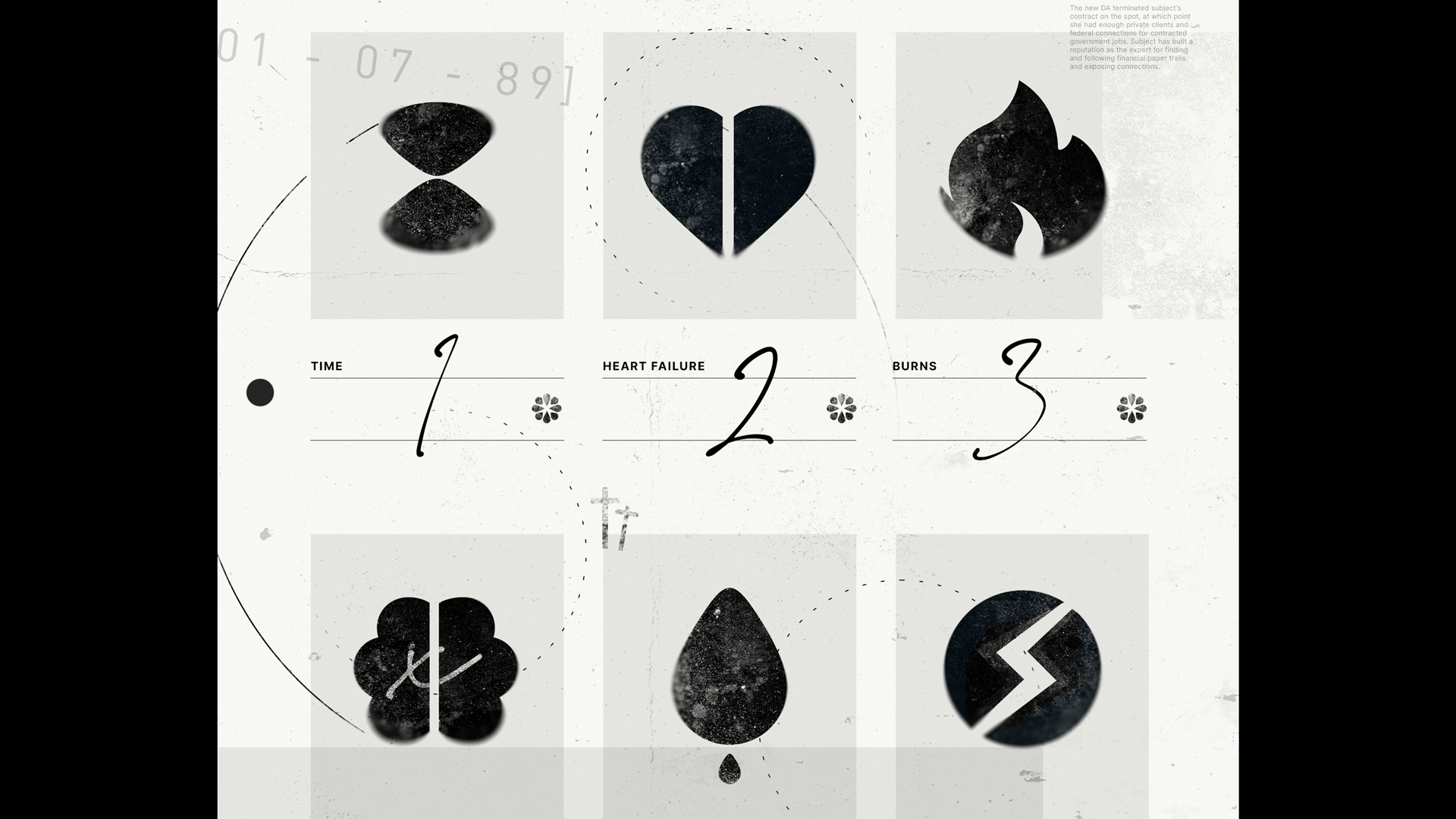 a piece of paper evidence from shattered vr