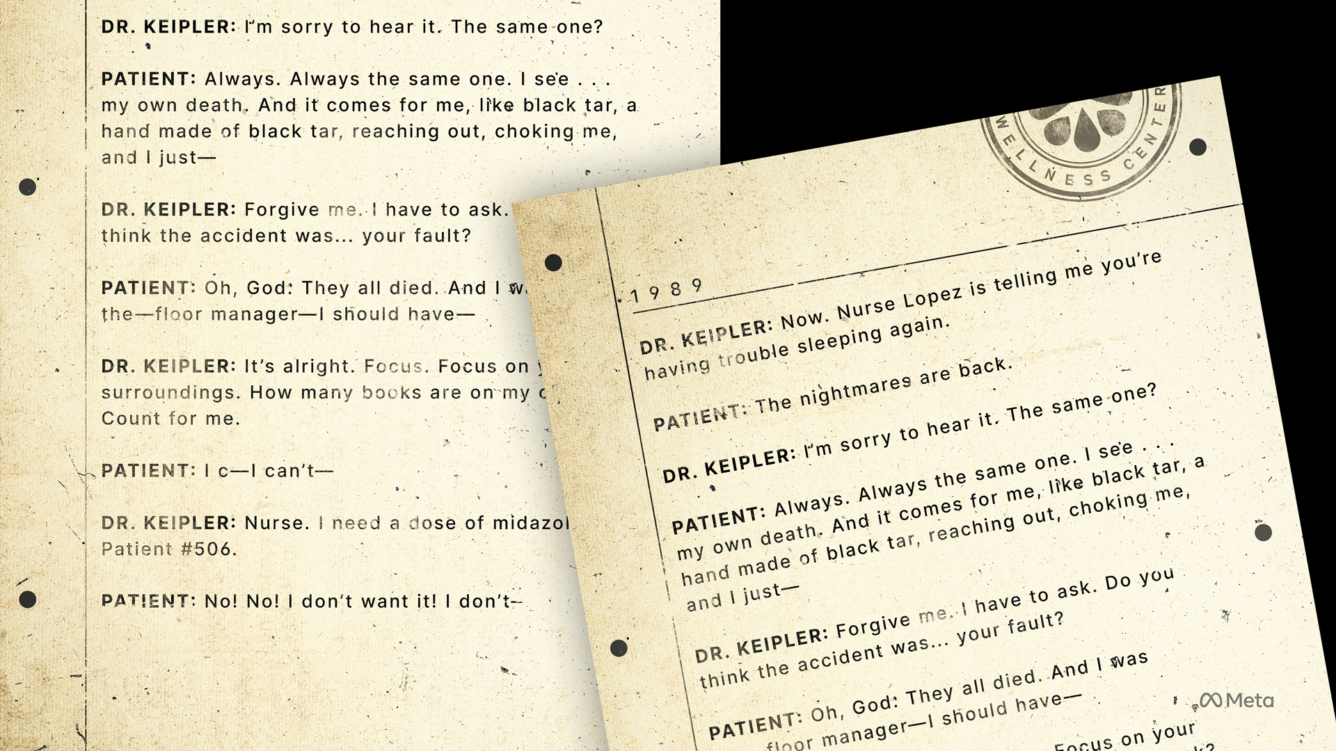 a piece of paper evidence from shattered vr
