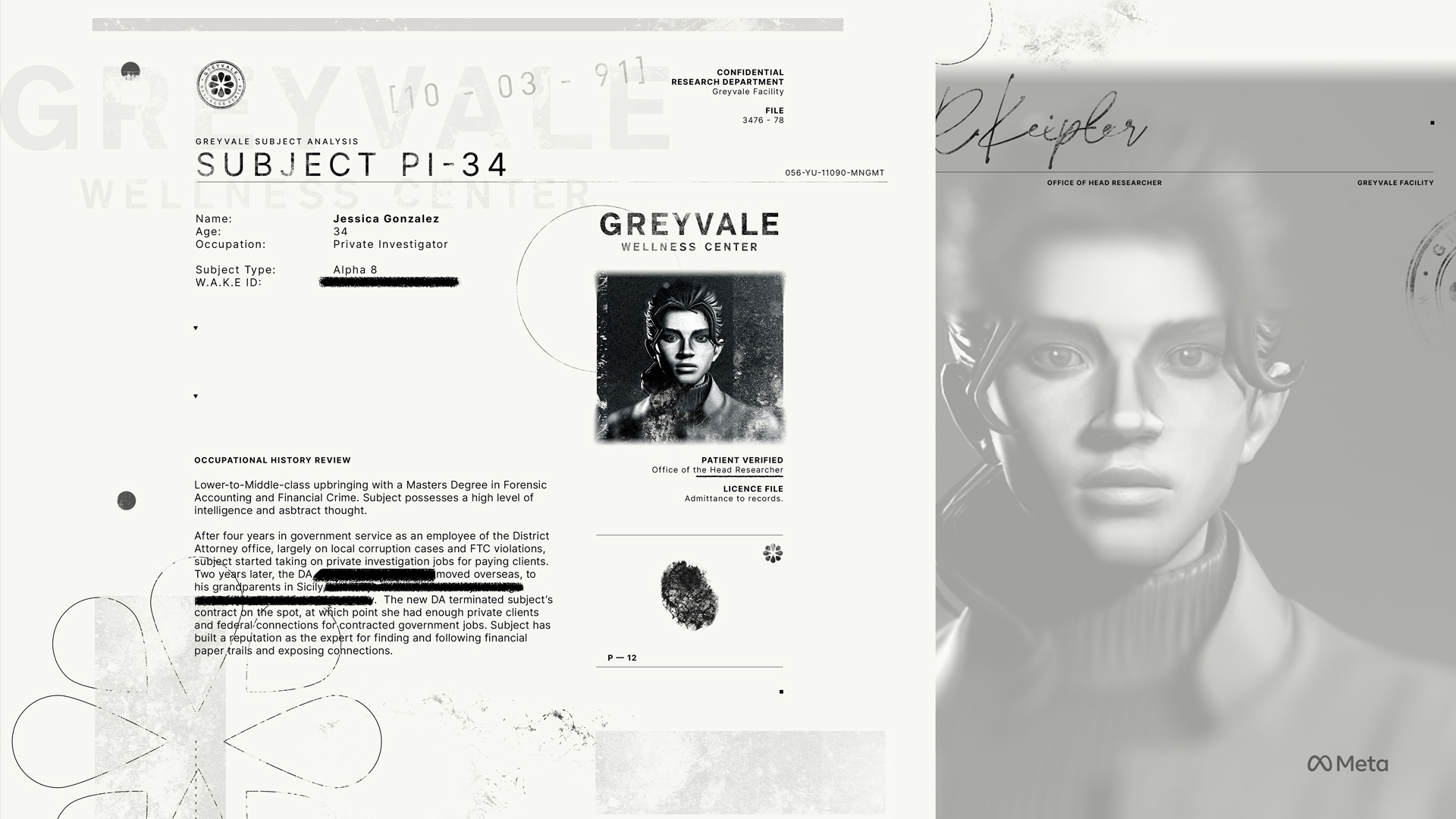 a piece of paper evidence from shattered vr