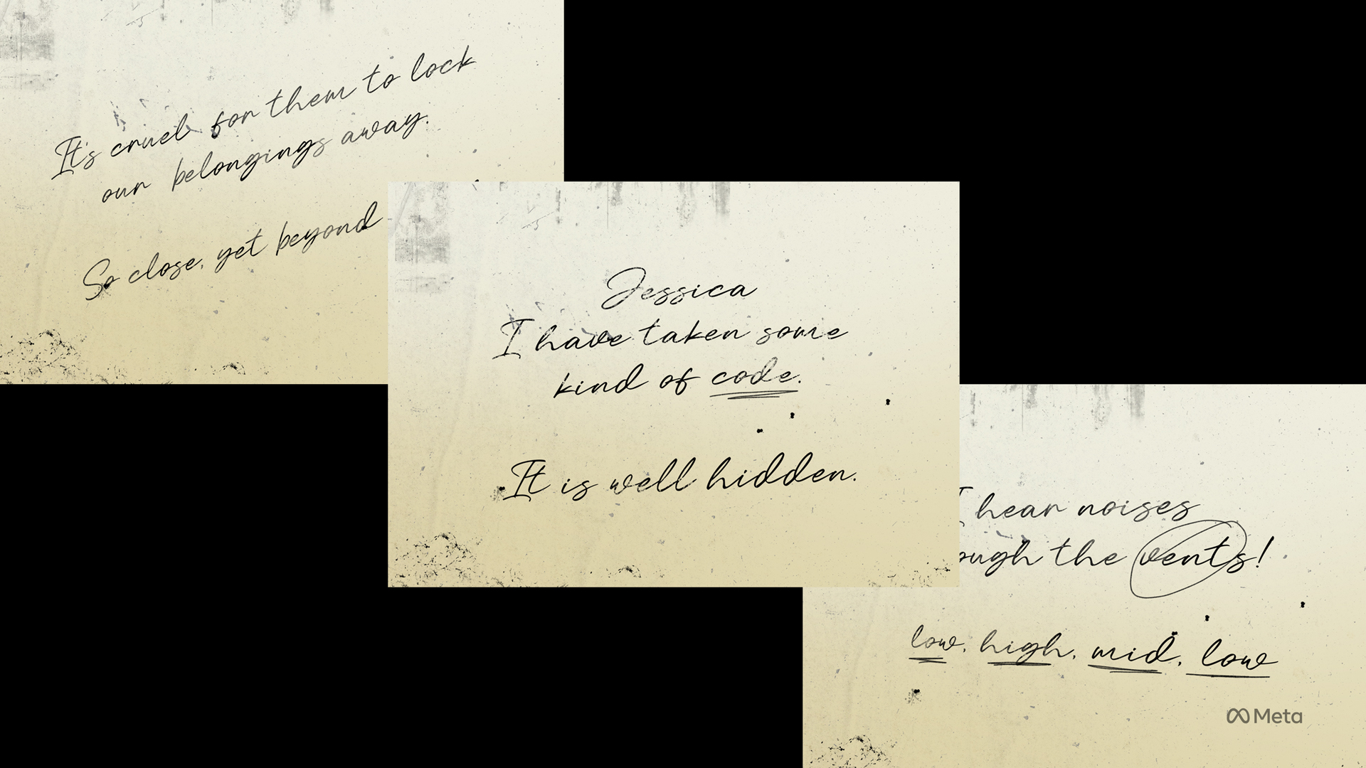 a piece of paper evidence from shattered vr