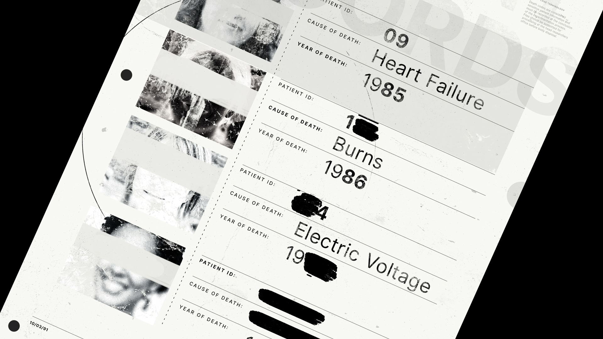 a piece of paper evidence from shattered vr