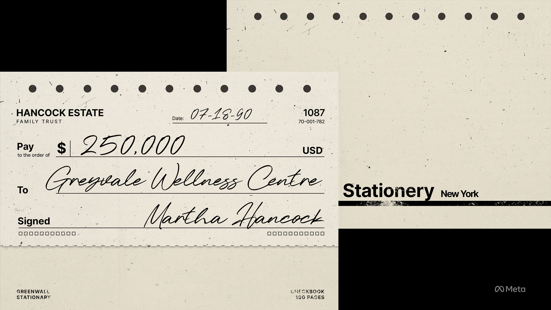 a piece of paper evidence from shattered vr